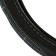 Braid on the steering wheel Nova Bright eco -leather, black, gray inserts, white line, m