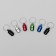 Address Capsula for a note, 2.2 x 1.3 cm, packing 6 pcs, mix