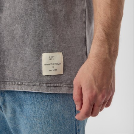 Men's T -shirt MIST made of boiled cotton, col. Gray, rr XL-5