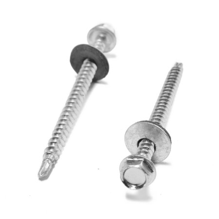Roofing screws 4.8x70 mm, galvanized, 100 pcs.-2