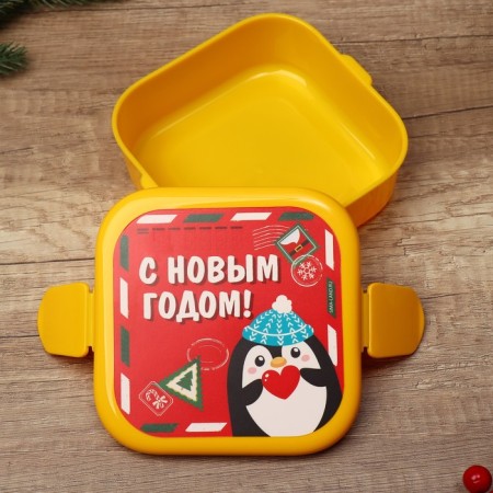 Lunch box two-level "Penguin", compartments of 400 ml-3