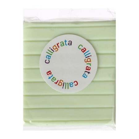 Polymer clay 50 grams "Calligrata" light green