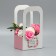 Box-Obel for flowers "Mom, like buttons", 17 × 12 × 32 cm