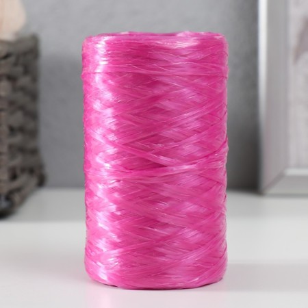 Yarn "for knitting washcloths" 100% polypropylene 300m/75 ± 10 g in the shape of a cylinder (peony)
