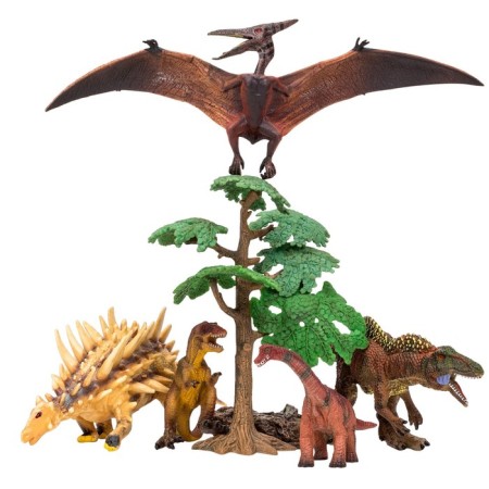 Set of figures "World of dinosaurs", 7 figures