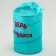 A basket for storing toys "unicorn" with handles and a lid, 55 x 33 x 33 cm, blue