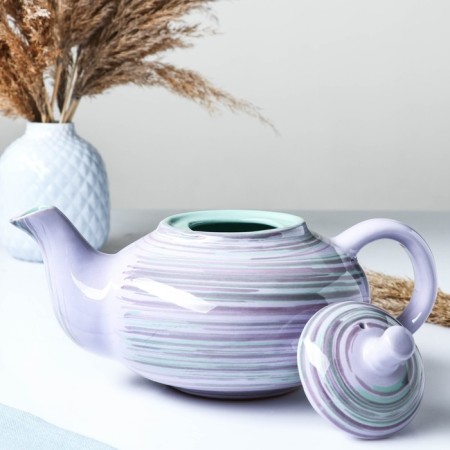 Teapot "Medium crumb" 1l / 13x14cm, lavender-1