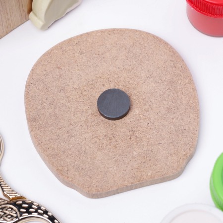 Painting-Magnet "Hedgehog", reusable, 8x6.5 cm-2