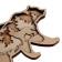 Wood painting "Bear"