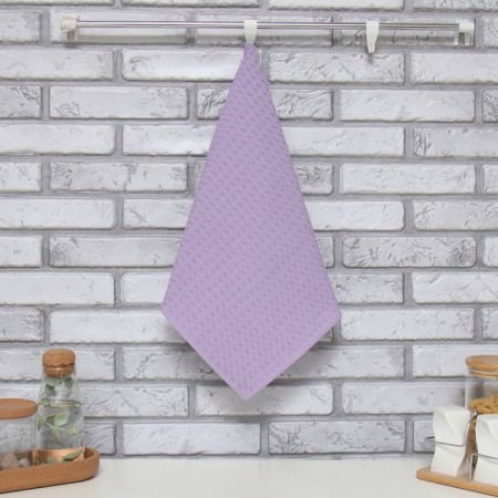 Toward "Dolyana" col. lavender 35x60 cm, 100% hl., large waffle 220 g/m2