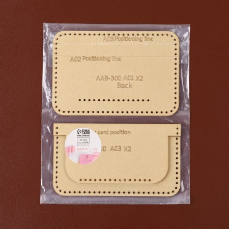 Set of patterns "Cartholder with departments", 7 × 10 × 0.5 cm, 3pcs, acrylic-6