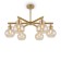 Caustra Freya Fr5183PL-06G Circle, 650x650x395 mm, E14, 6x60W, color gold