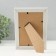 Photo frame plastic 10x15 cm "Double braid" black and white 13.5x18.7 cm