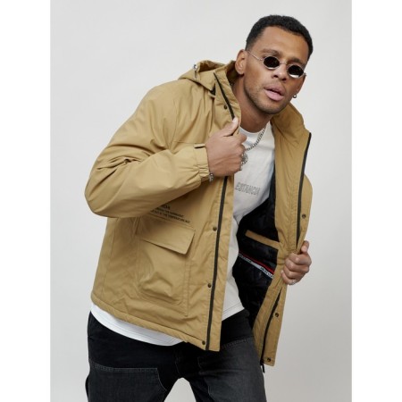Sports male jacket, size 54, beige color-13