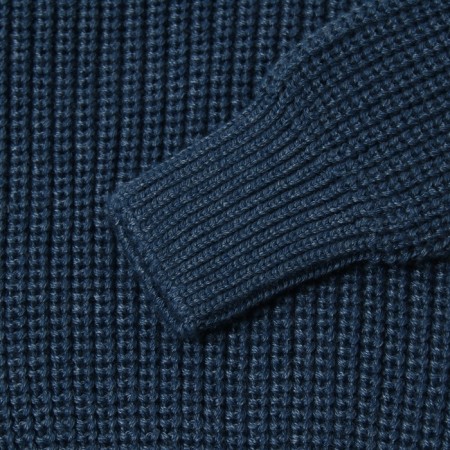 Jumper knitted baby I, height 92-98 cm, blue-5