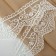 Lace on a grid, 50 mm × 11 ± 1 m, ivory color