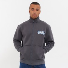 Male sweatshirt is formed, dark gray color, size 52 (xxl)