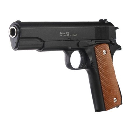 Strikeball gun "Galaxy" COLT 1911, Black, feces. 6 mm-1