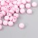 Beads for creativity plastic "English letters" Pink set 20 grams 0.4x0.7x0.7 cm