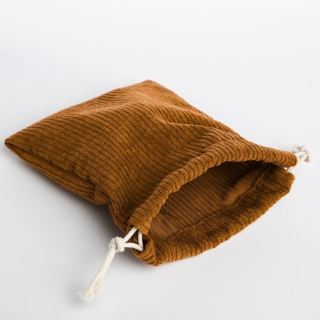 Cosmetic bag - a bag of ties, brown color-2