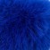 Pompon Artificial fur "Bright blue" d = 10 cm