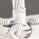 Wicker basket: 41x31x19/35 cm, white, willow