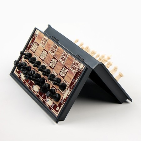 Chess, board 18 x 18 cm, cell 1.7 x 1.7 cm-3