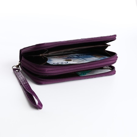 Women's wallet on lightning, purple color-3