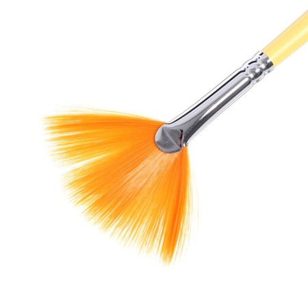 Brush fan synthetics, hana fantasize No. 8 (hair length 37 mm), short matte handle-1