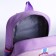 Baby backpack on lightning, 3 outer pockets, purple color
