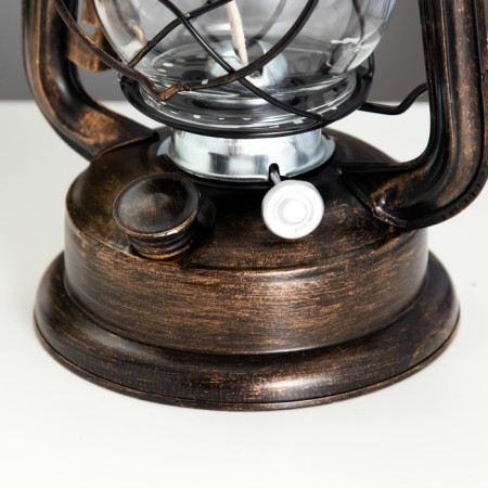 Kerosene lamp decorative 14x14x30 cm risalux-4