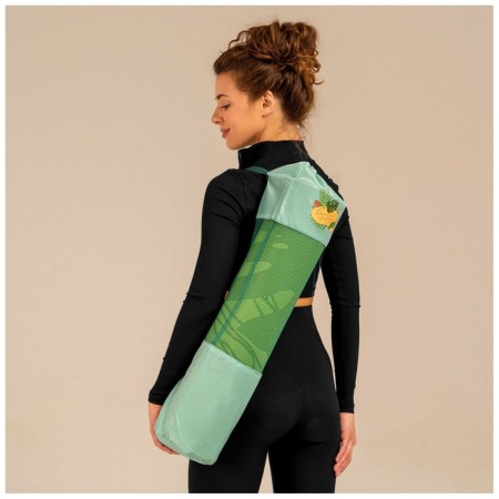 Sangh yoga-brush cover "Tropics", green color-5