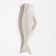 Nastenna-Vaza Decor "Fish" 26.2 x 7.3 cm, white