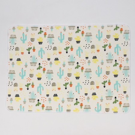 A waterproof diaper, 50*70 cm "Cacti"-2