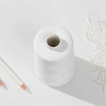 Threads 50/2, 5000 m, white color No. 101-2