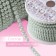 A chain with pearls, metal, plastic, 2 mm, SS6, 9 ± 1 m, turquoise color
