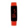 Watch of wrist, electronic children's "glare", silicone strap, dial 5 x 2 cm, red