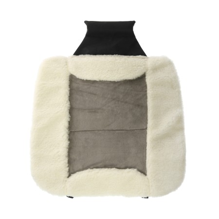 Nabbage on the seat Matech Alaska Line, fur, 48 x 52 cm, white, gray-1