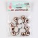 Eyes, set of 50 pcs., Size 1 pc. - 1.6 × 1.2 cm