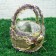 Set of baskets "Bow", 2 pcs, 21 × 21 × 13/29 cm, 17 × 17 × 12/25 cm, grass