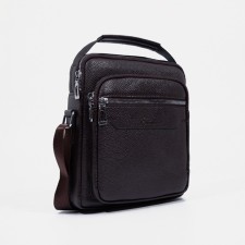 Male bag, brown color