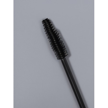 Brushes for eyebrows and eyelashes, silicone, set - 10 pcs, 10.5 cm, black color-4