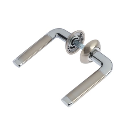 Separate handle Lockland 012 SN/CP, Sat color. Nickel/chrome-1
