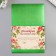 Foamiran metallized "green" 2 mm format A4 set of 5 sheets