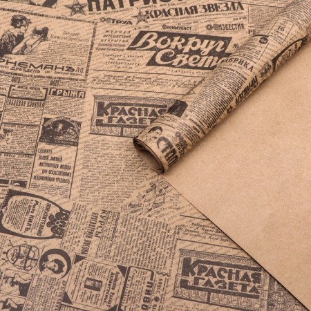 Package paper, brown craft "Gazeta", 70x100 cm