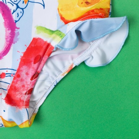 Kaptan "Fruits" swimsuit, height 110-116 (32), blue/white color-10