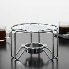 Stand for a teapot with a candle of the Dolyan 