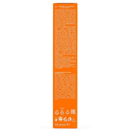 Cream-coloring hair permanent OLLIN Professional N-Joy, tone 7/17, blond cherish-brown, 100 ml-4
