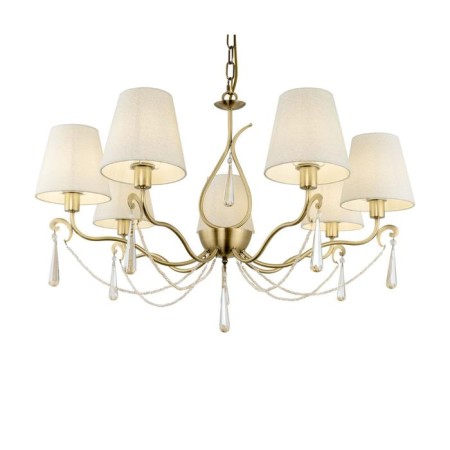 Madeline chandelier, 7x40W E14, brass color-1