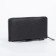 Male purse on lightning for Textura bills, for cards, for coins, black color